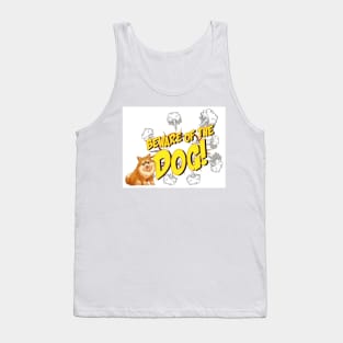 Funny beware of the dog Tank Top